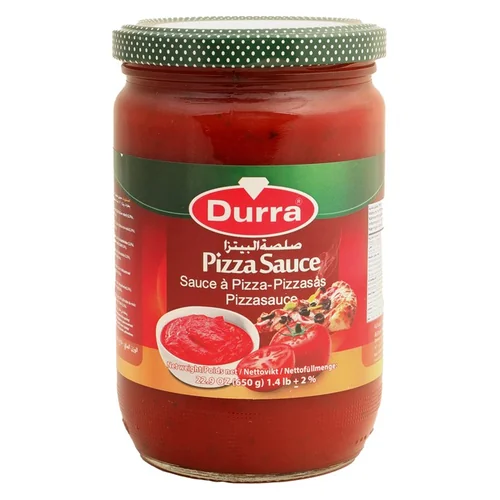الدرة صلصة بيتزا زجاج