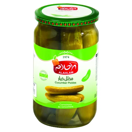 الاحلام مخلل خيار زجاج