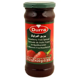 الدرة مربى الفراولة زجاج