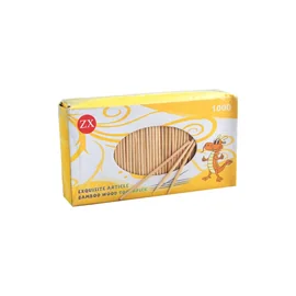 الامير توثبيك نكاشات اسنان خشبية غطاء